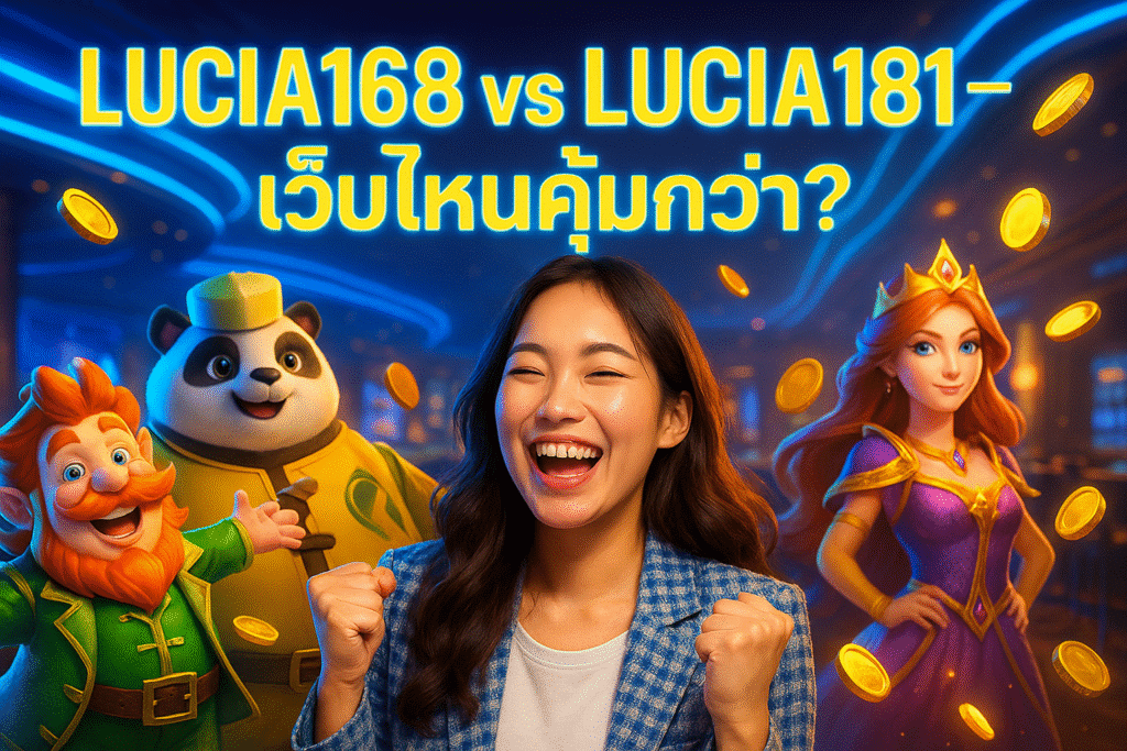 LUCIA168 vs LUCIA181 – เว็บไหนคุ้มกว่า
