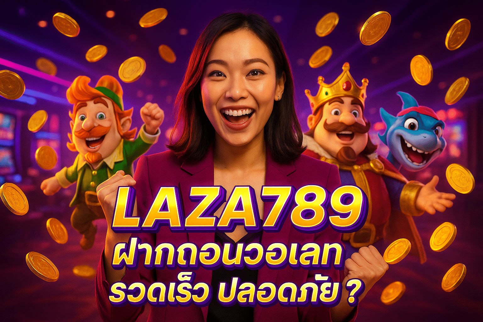 LAZA789 ฝากถอนวอเลท รวดเร็ว ปลอดภัย?